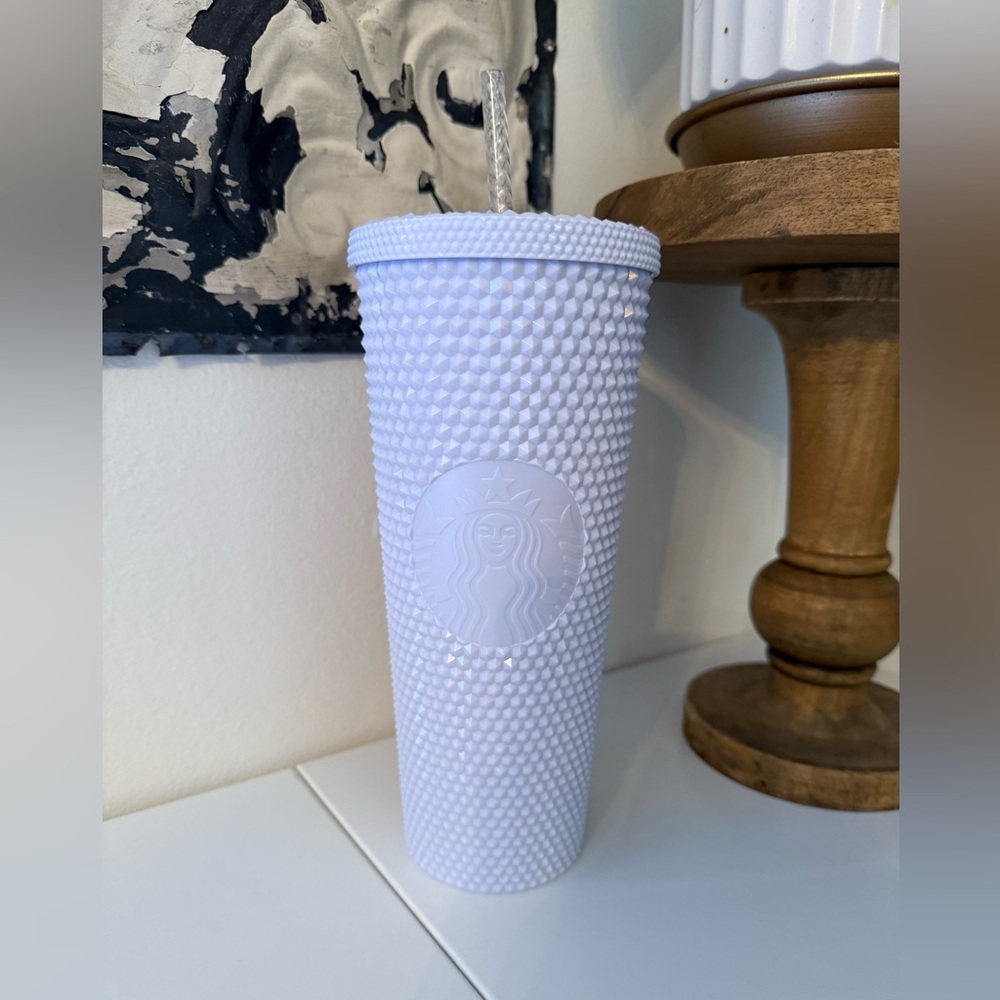 Starbucks White Studded Tumbler